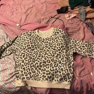 Cheetah Print Sweatshirt